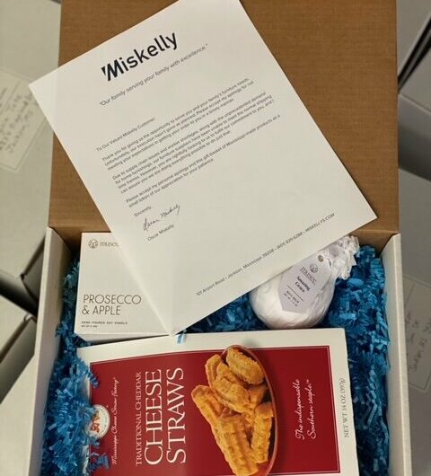 Miskelly apologizes with a gift from home