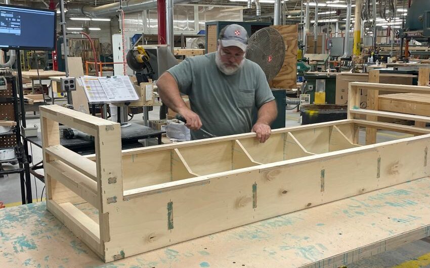 An inside look at Baker’s case goods plant