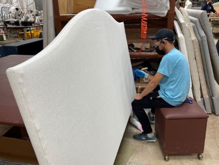 Inside Bassett’s BenchMade upholstery manufacturing complex