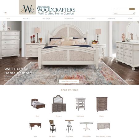 American Woodcrafters launches new website giving retailers access to quick-ship items