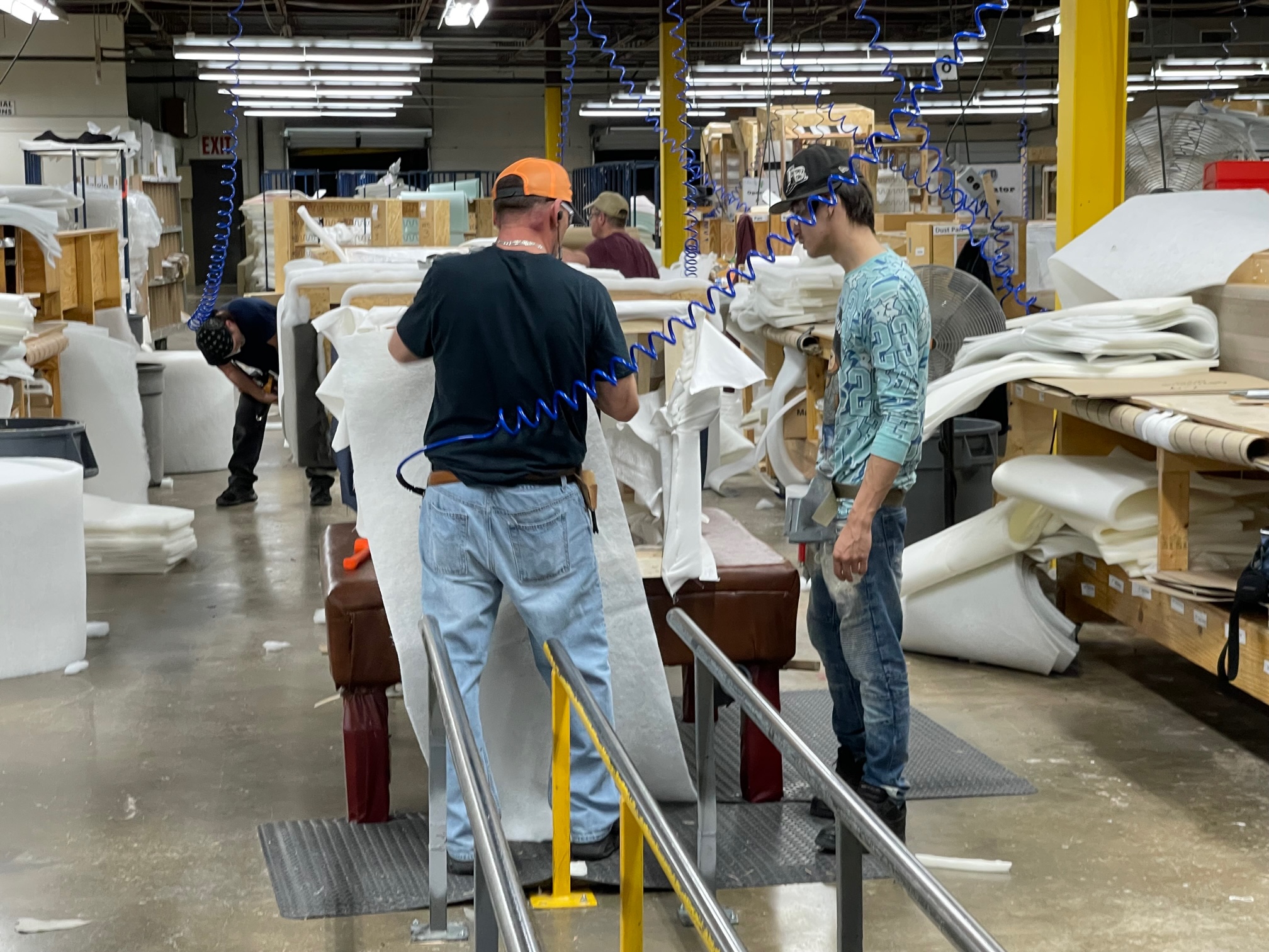 On Klaussner Home Furnishings' factory floor Home News Now