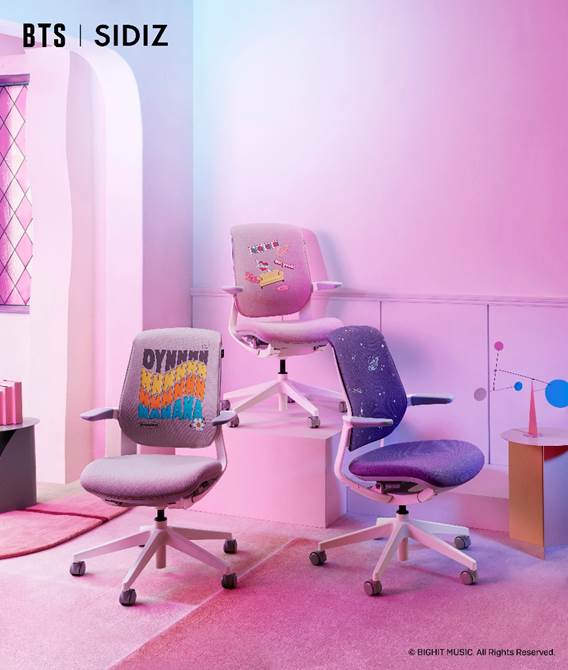 Korea brand SIDIZ launches BTS music themed chairs Home News Now