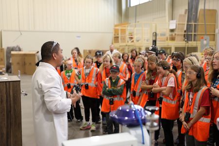Ashley Furniture welcomes more than 700 students to its facilities during National Manufacturing celebration