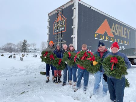 Ashley Furniture honors veterans with annual Wreaths Across America ceremony