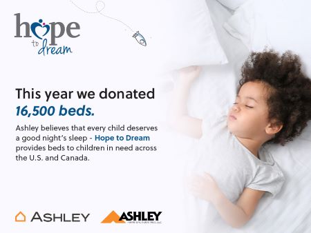 Hope to Dream donated more than 16,500 beds to children in need in 2022