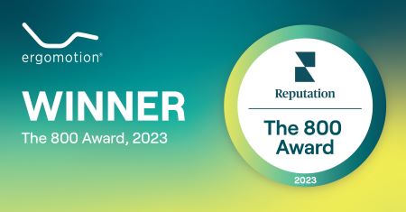 Ergomotion receives 2023 Reputation 800 Award for  its level of customer service