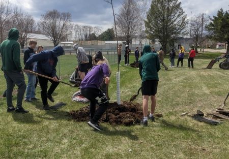 Ronald & Joyce Wanek Foundation, Legacy-Trees and Ashley Furniture plant more than 760 trees in multiphased project