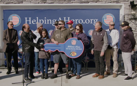 Ronald & Joyce Wanek Foundation donates $50,000 to Helping a Hero