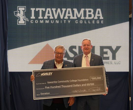 Ashley Charitable Foundation awards $500K to Itawamba Community College