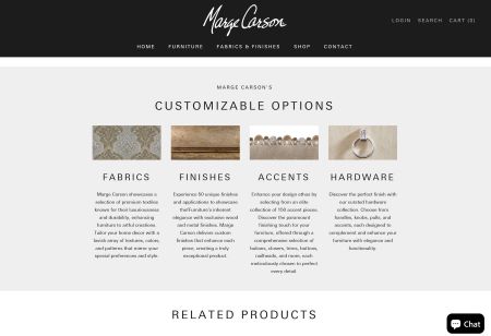 Marge Carson launches new website