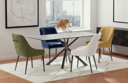 Coaster introduces 3 sintered stone dining collections