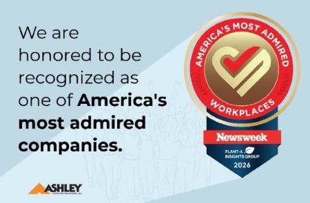 Newsweek recognizes Ashley Furniture as one of America’s most admired workplaces